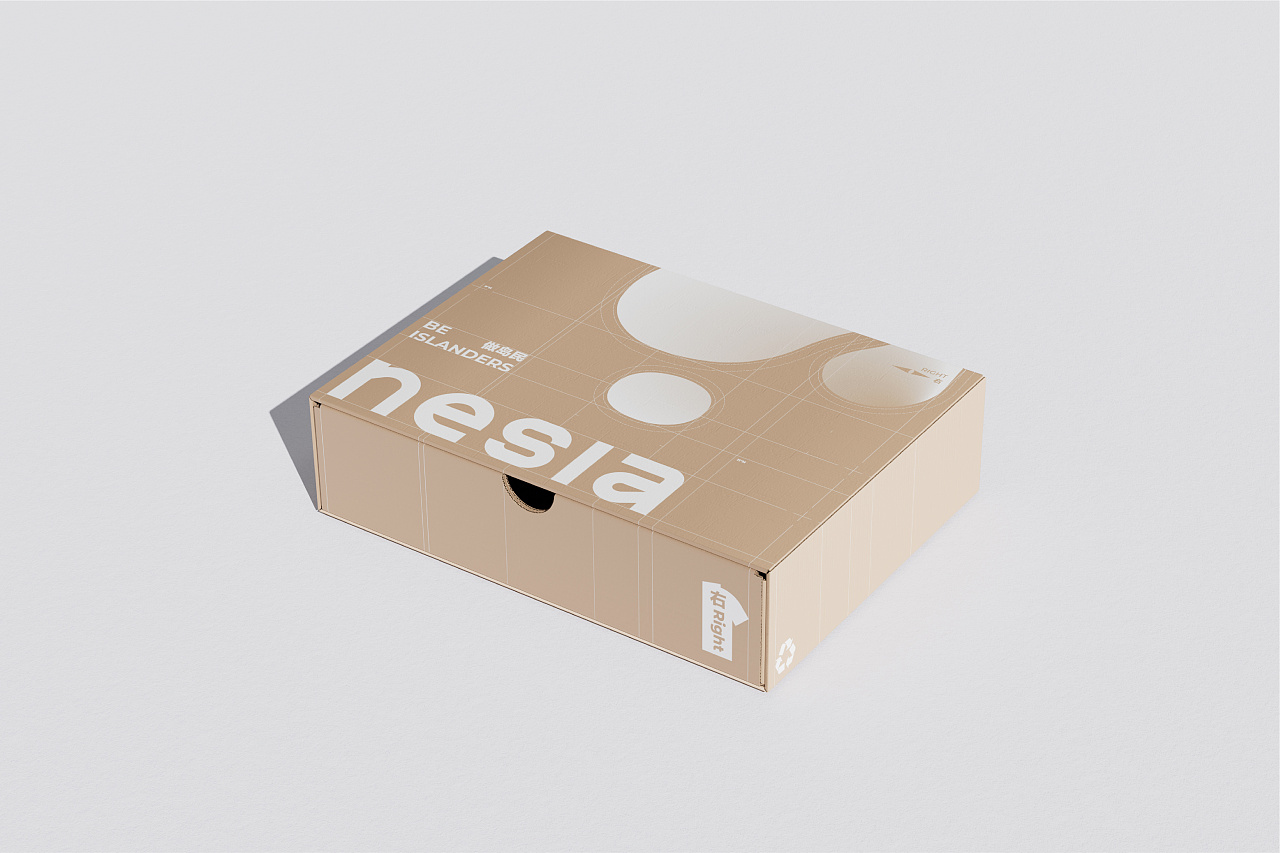 nesia服饰包装设计-nesia clothing package design