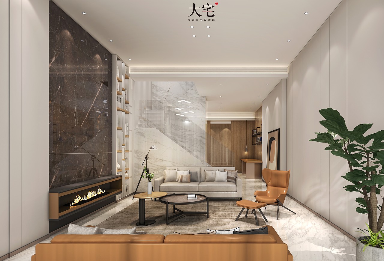 美迪大宅设计院 丨长沙别墅-龙湖-现代极简风（图ZMjgwMzk5MDQ0） - 家装设计 - 站酷设计师美迪大宅设计院原创素材 - 站酷ZCOOL