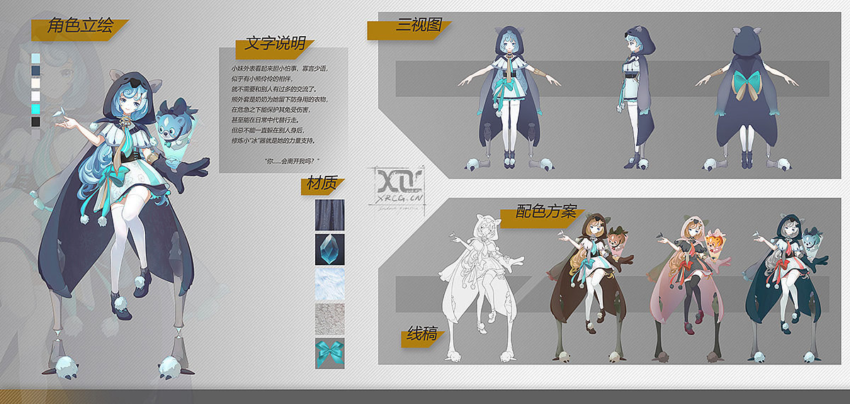 薄涂模块,二次元流程设定立绘及效率练习集合