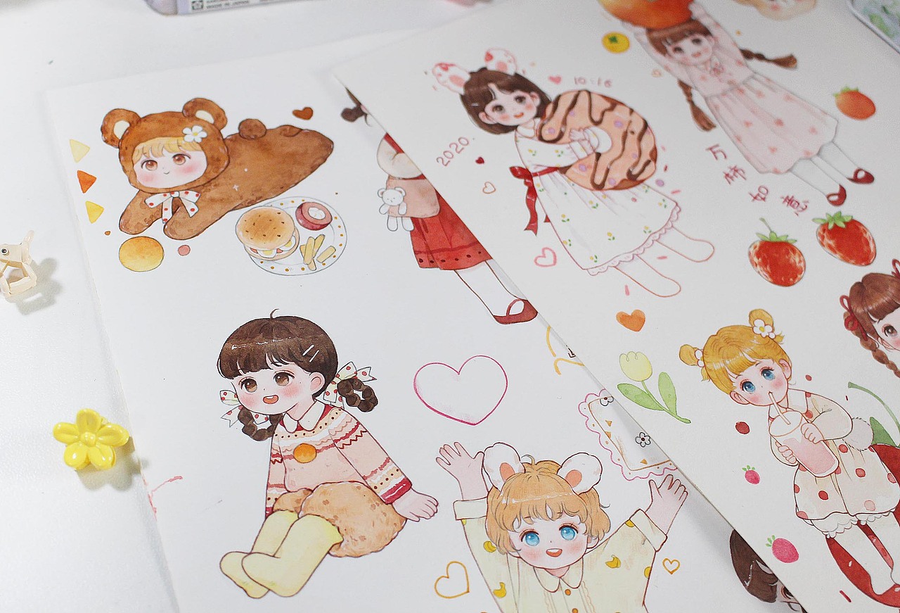 柿柿如意🍊（图ZMjUwNzAyNjIw） - 商业插画 - 站酷设计师官官an原创素材 - 站酷ZCOOL