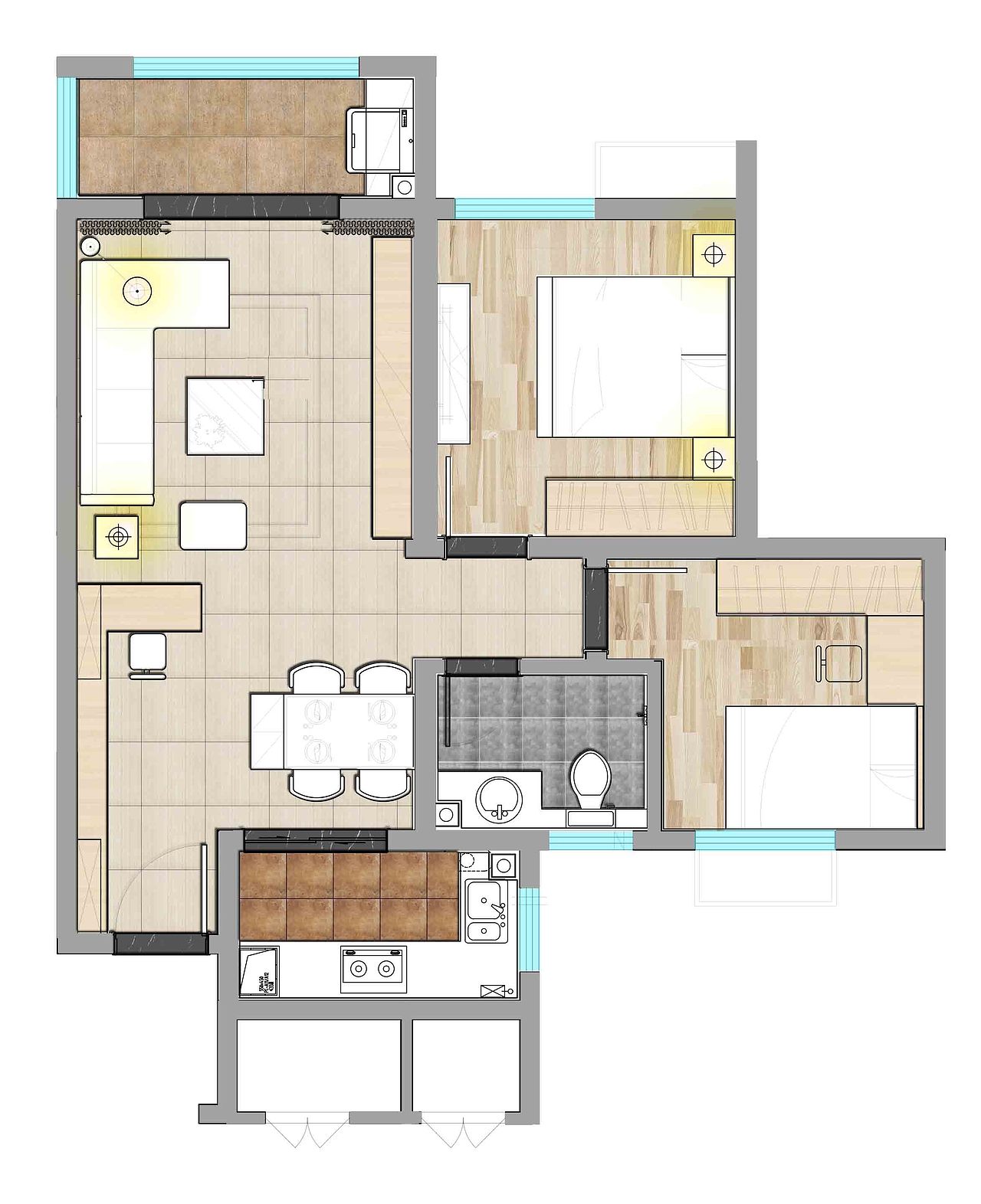 【西安】元本设计-沁园春居现代样板间