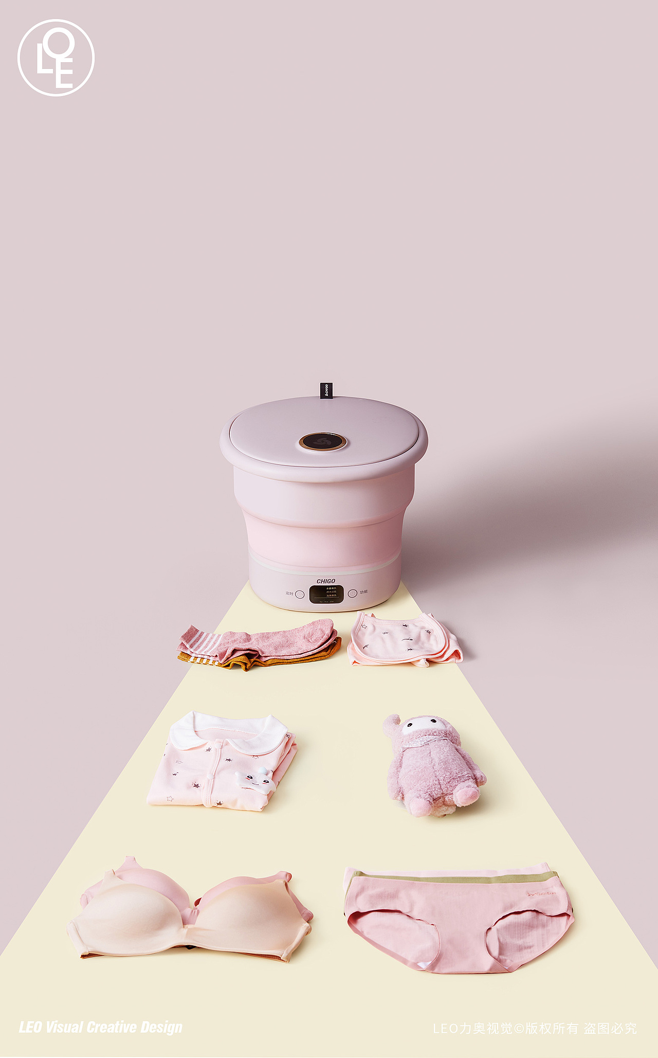 折叠洗衣机详情及拍摄