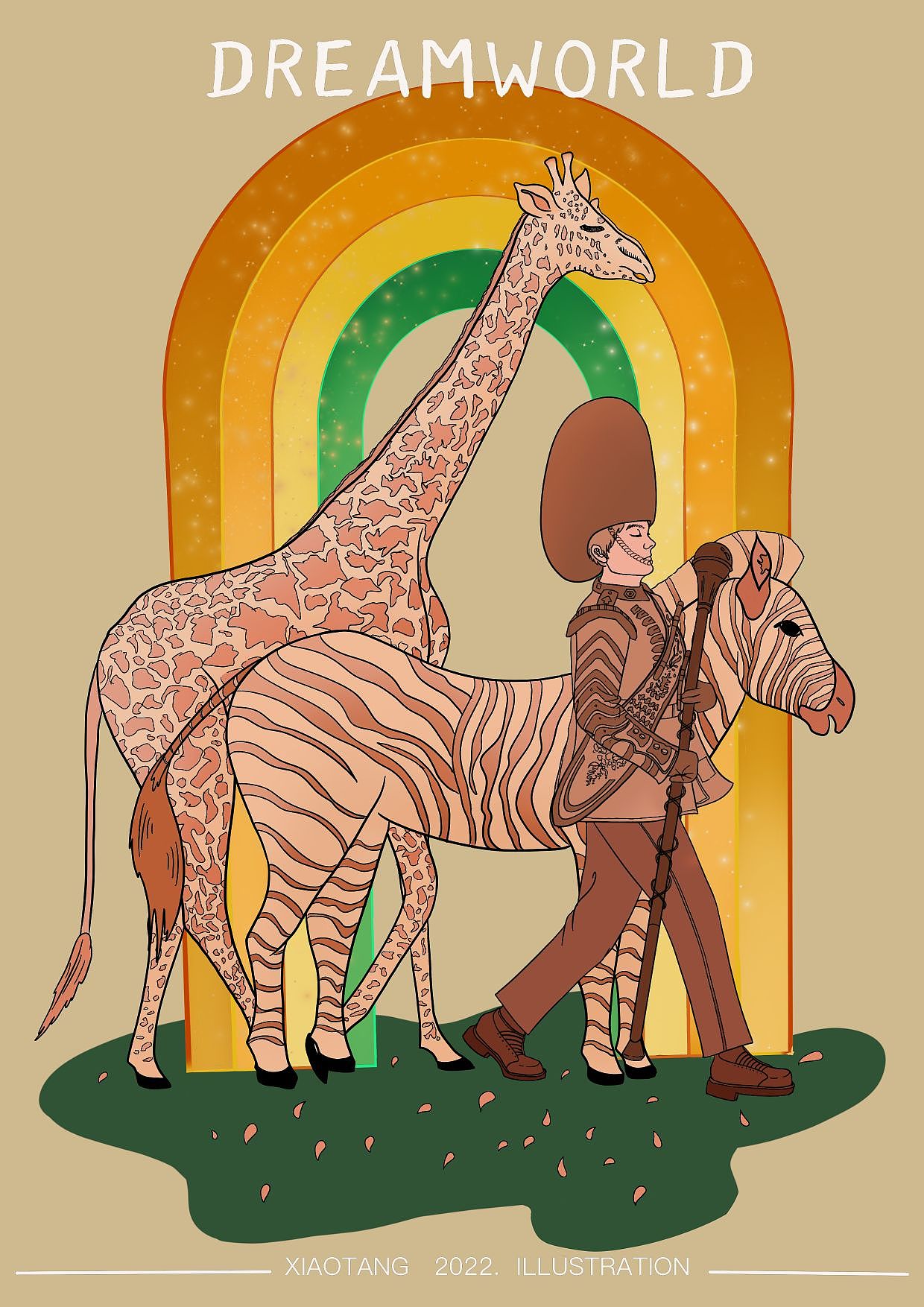 原创插画《共生》系列