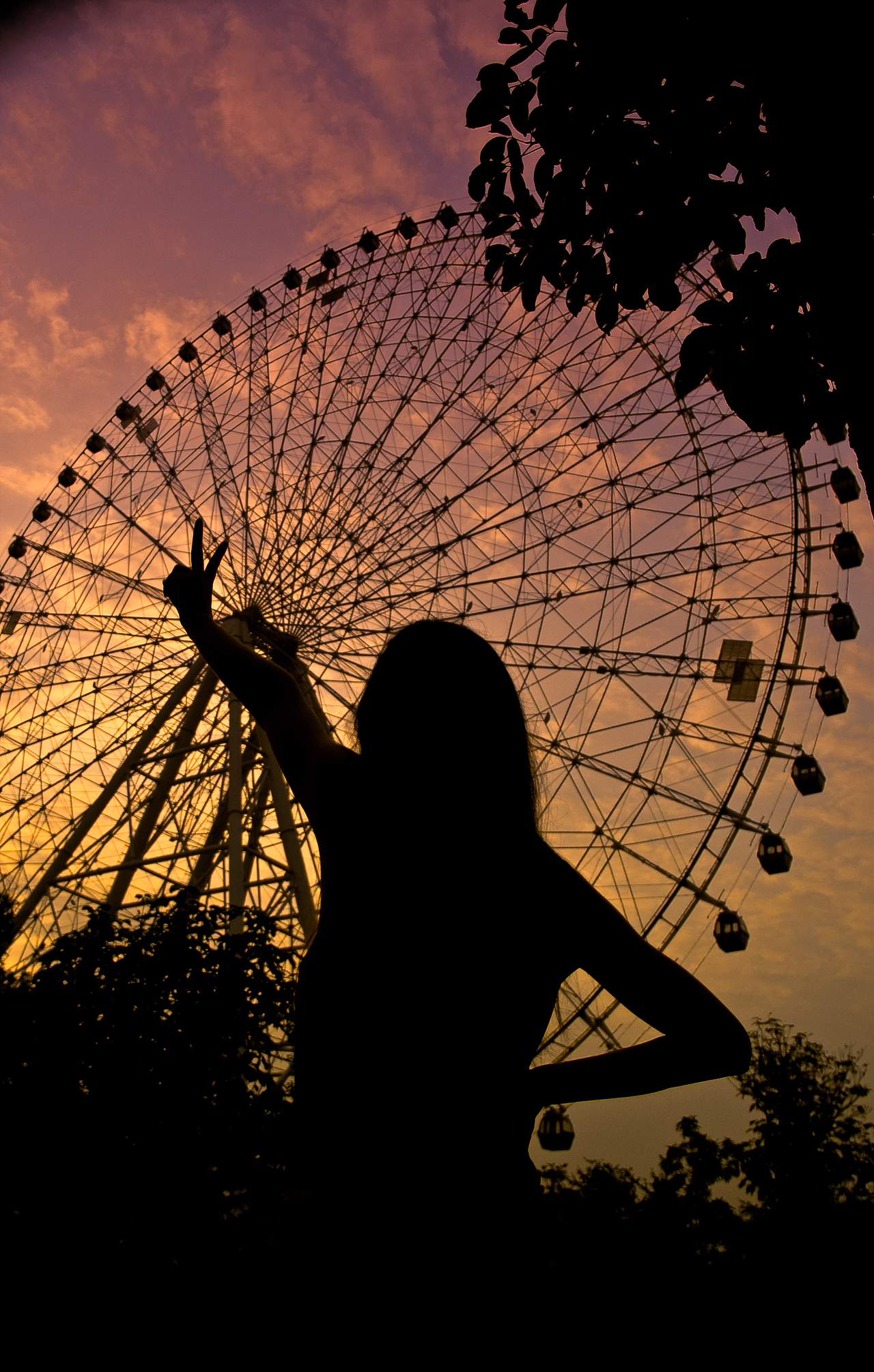 摩天轮练习拍拍|摄影|人像摄影|ciciwins_原创作品-站酷zcool