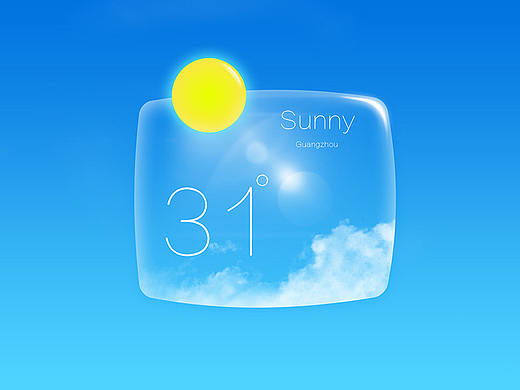 UI天气主题