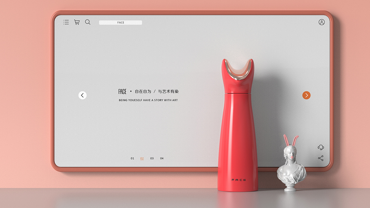 FACE猫摆件保温杯设计（图ZMjE3MDQ5NjQ4） - 生活用品 - 站酷设计师为先11原创素材 - 站酷ZCOOL