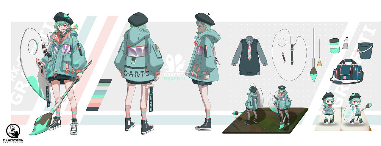 匠人绘19年秋游戏原画角色设计研修班 学员作业节选1（图ZMTk2MDU1MTY4） - 游戏原画 - 站酷设计师匠人绘CG艺术原创素材 - 站酷ZCOOL