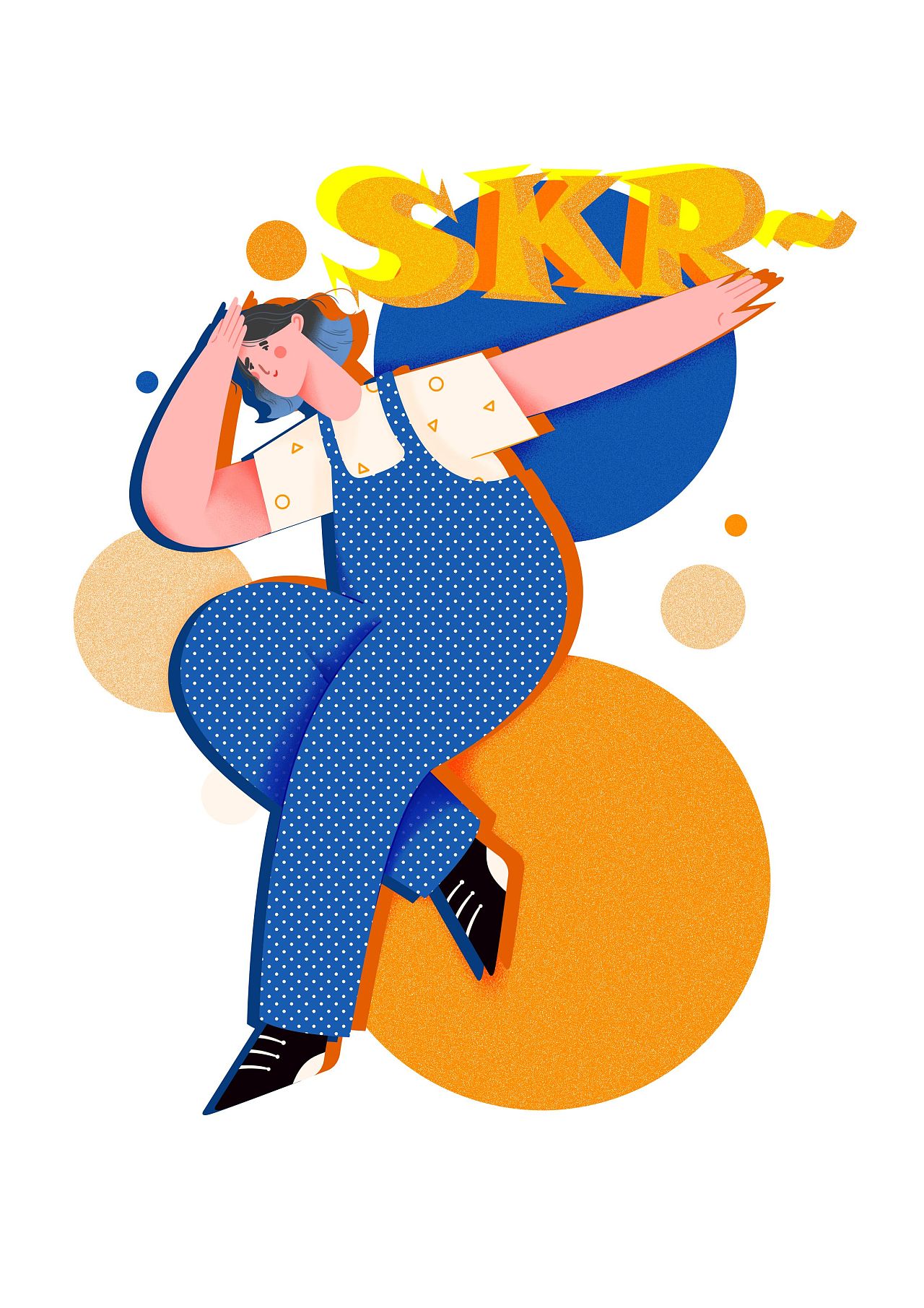 扁平插画练习|插画|商业插画|ll白白 - 原创作品 - 站酷 (zcool)