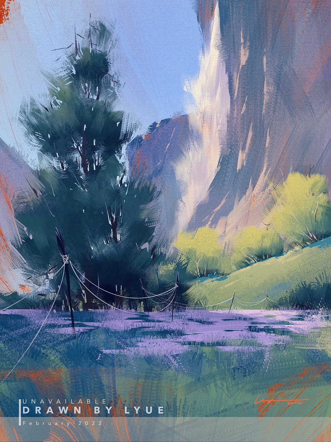 iPad风景插画合集（2022.03）（图ZMjkxMDE5OTYw） - 艺术插画 - 站酷设计师厘鱼Lyue原创素材 - 站酷ZCOOL
