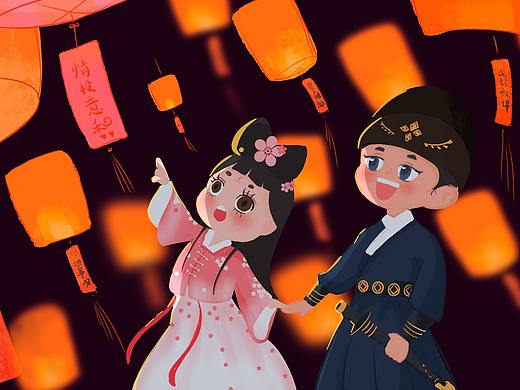 青梅竹馬，兩小無(wú)猜①~百日加油計(jì)劃NO.10（個(gè)人主頁(yè)-ZNTk4MTQ0NzI=） - 創(chuàng)作習(xí)作 - 站酷設(shè)計(jì)師畫畫滴天涯原創(chuàng)素材 - 站酷ZCOOL