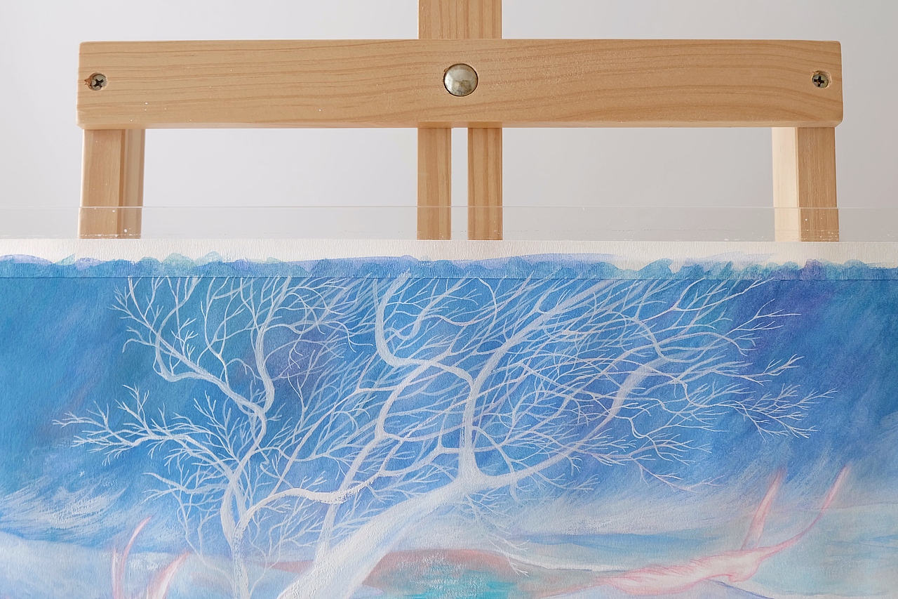 盛夏与白鸟（图ZMzExMjA1Mjg4） - 艺术插画 - 站酷设计师鹿夕子原创素材 - 站酷ZCOOL