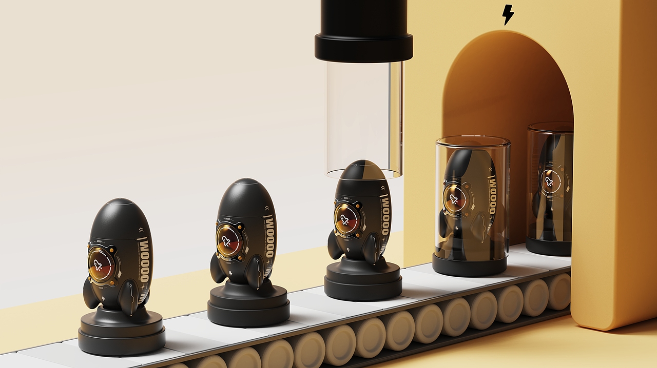 原创作品 | WOOOO- 火箭充电器原创设计