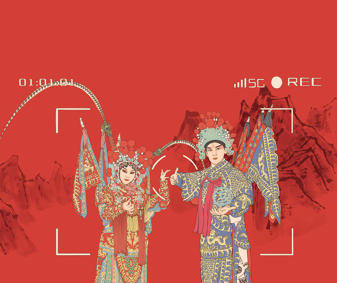 杂志国风插画合集！（图ZMzYxMDE2OTEy） - 商业插画 - 站酷设计师Z昊楠原创素材 - 站酷ZCOOL