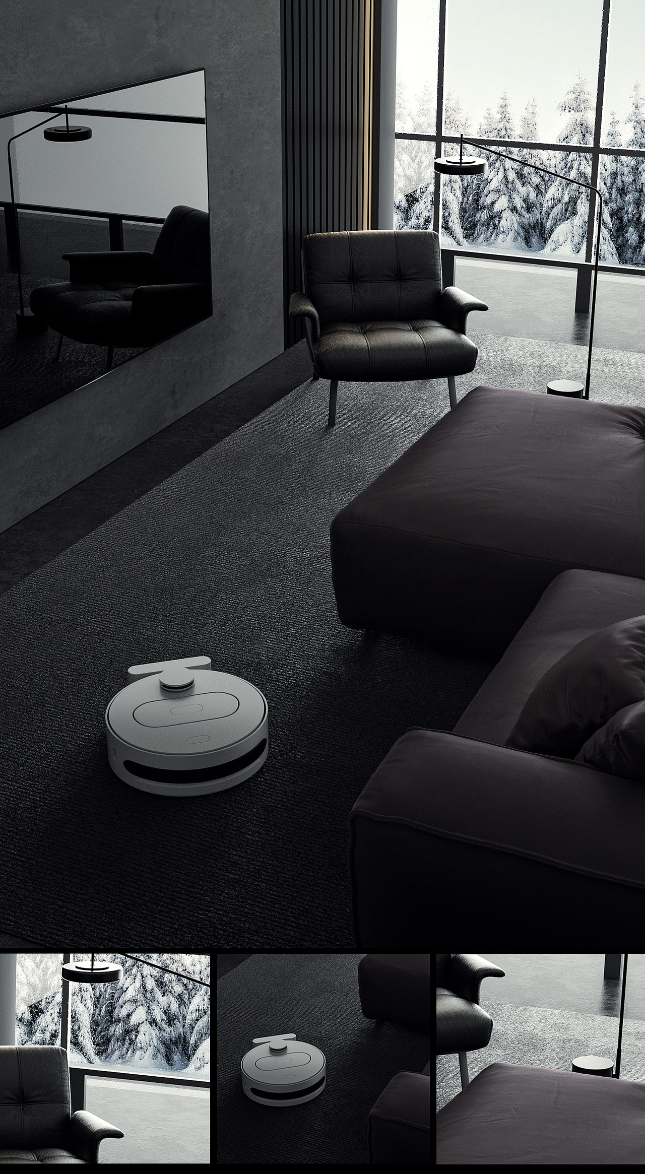 室内暗调、亮调渲染