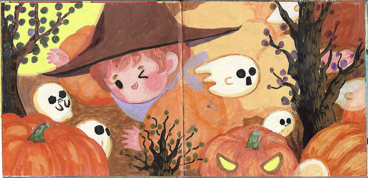 芒川插画2022年终总结2-手绘篇