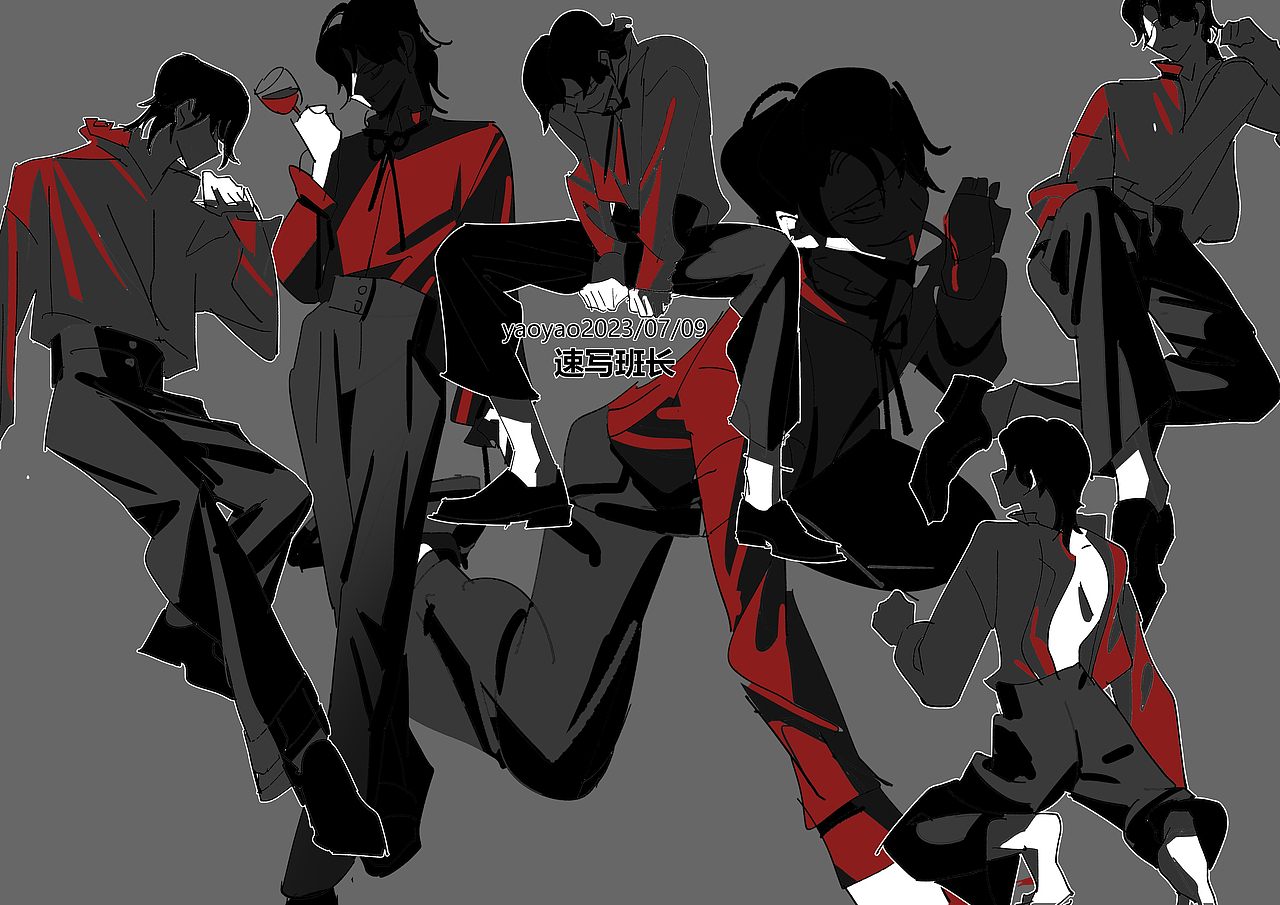 2023年7月速寫班長（圖ZMzQ4MTk3Mzky） - 創(chuàng)作習作 - 站酷設(shè)計師妖妖天上空原創(chuàng)素材 - 站酷ZCOOL