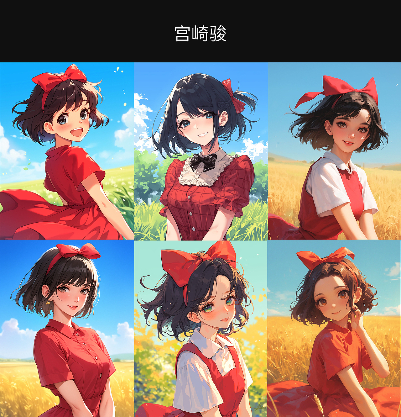 AI绘画-各种风格人物篇