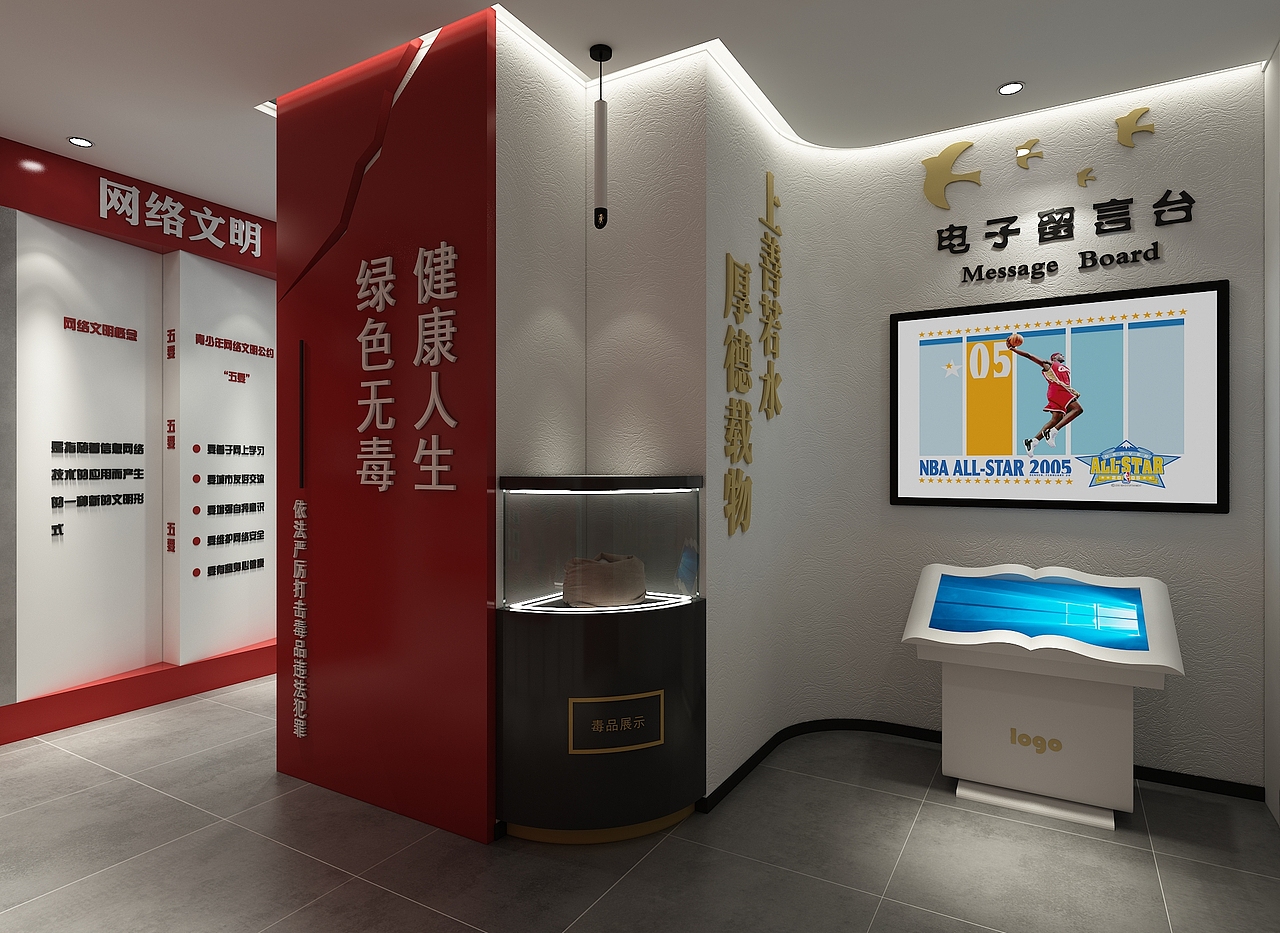 小学文化展厅|银川文化展厅装修设计|镹臻装饰