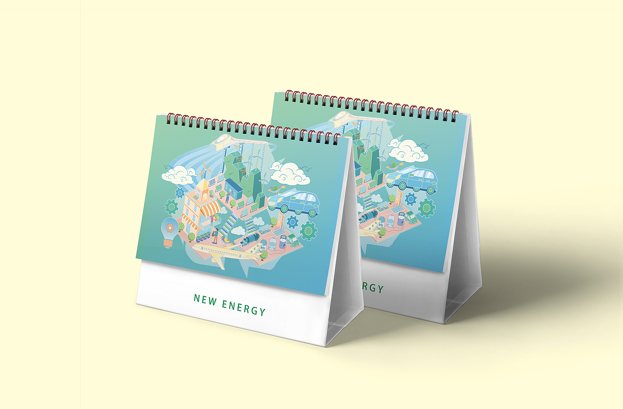 日报风原创插画 | 新能源生活