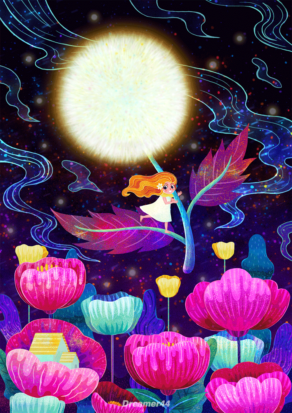 ~秘密花园系列插画——成长快乐~(图ZMzAzMjIyNTEy) - 儿童插画 - 站酷设计师dreamer44原创素材 - 站酷ZCOOL