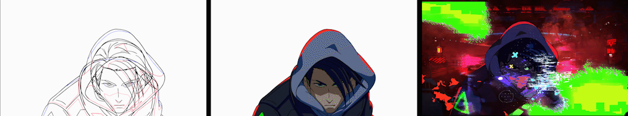 SNEAK原创二维手绘动画宣传片-二维-三维