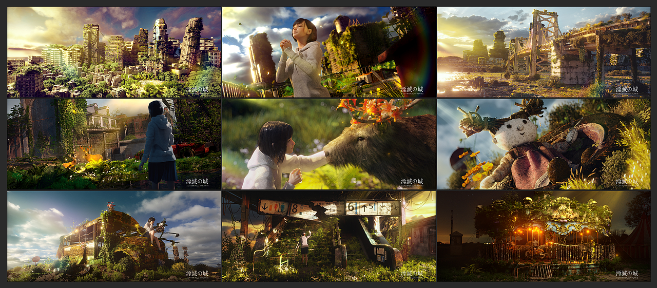湮灭の城 Annihilation City（图ZMzA4OTM3NTA0） - 场景 - 站酷设计师柠鹿动画Studio原创素材 - 站酷ZCOOL