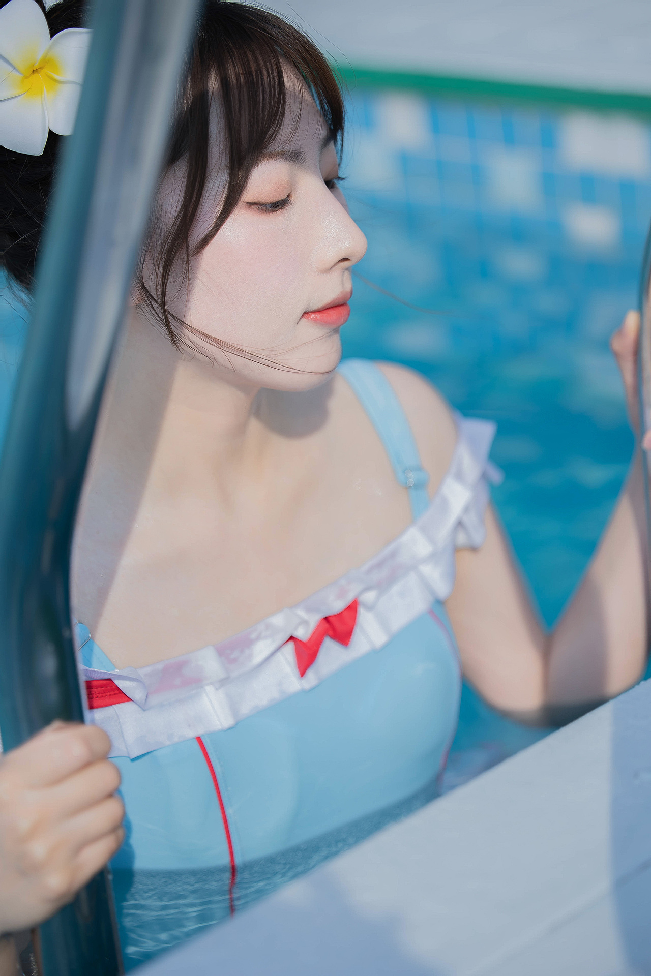 藍色海洋里#創(chuàng)作加油站#（圖ZMzEzMTMwNDg4） - 人像攝影 - 站酷設(shè)計師今尋本尋Kairos原創(chuàng)素材 - 站酷ZCOOL