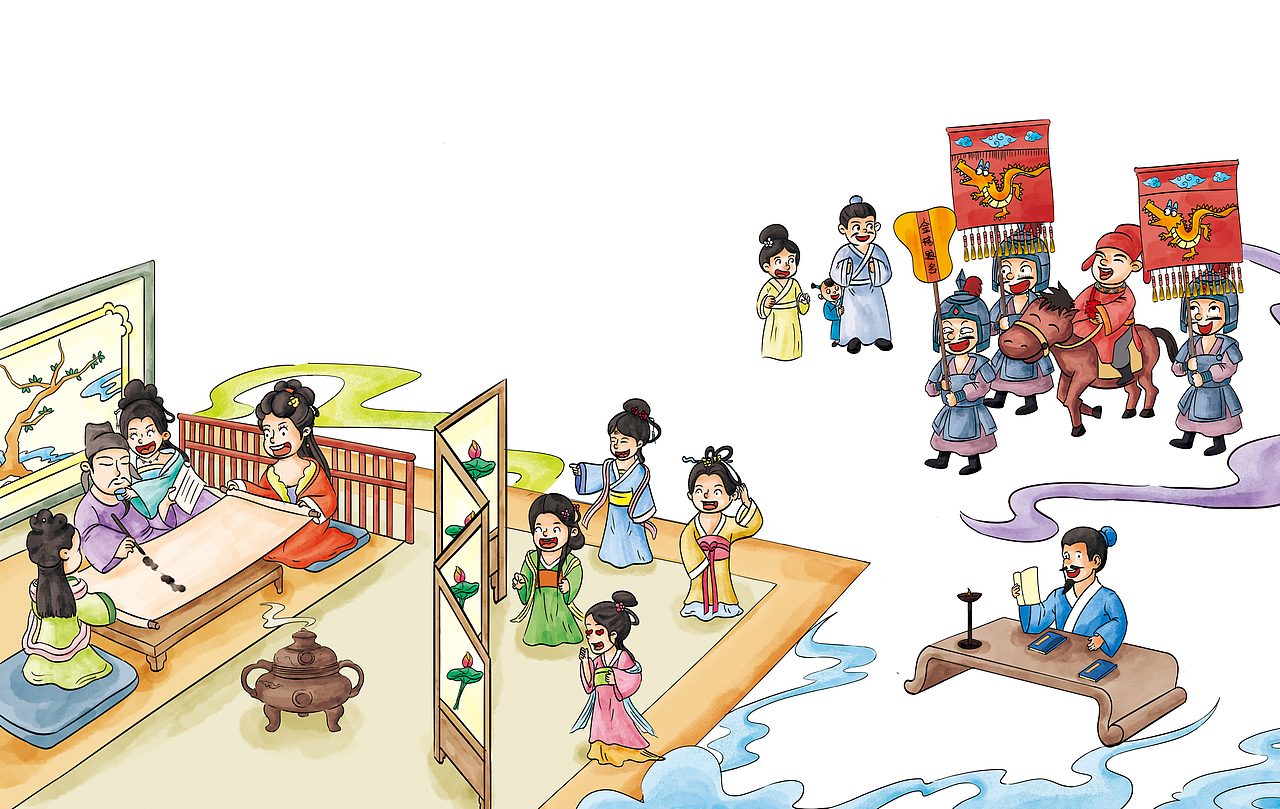 职业简史-职业的故事（图ZMzE0ODAwODAw） - 绘本 - 站酷设计师刘欢paint原创素材 - 站酷ZCOOL