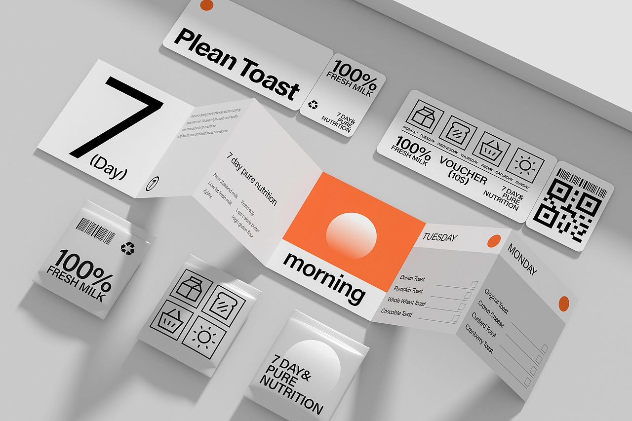 Plean Toast 早餐吐司-餐饮策略视觉设计
