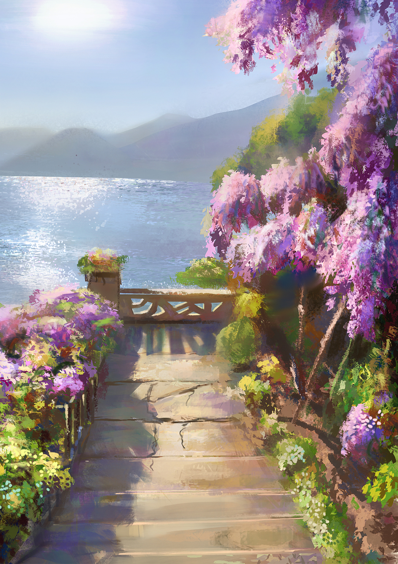 风景插画系列图片来源网络