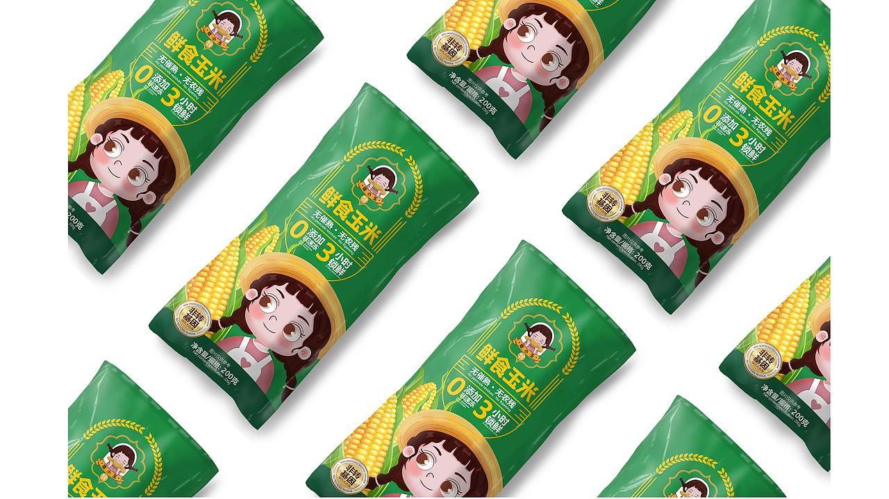 鲜食玉米包装设计（图ZMzUwMjA4MjE2） - 包装 - 站酷设计师亦小北原创素材 - 站酷ZCOOL
