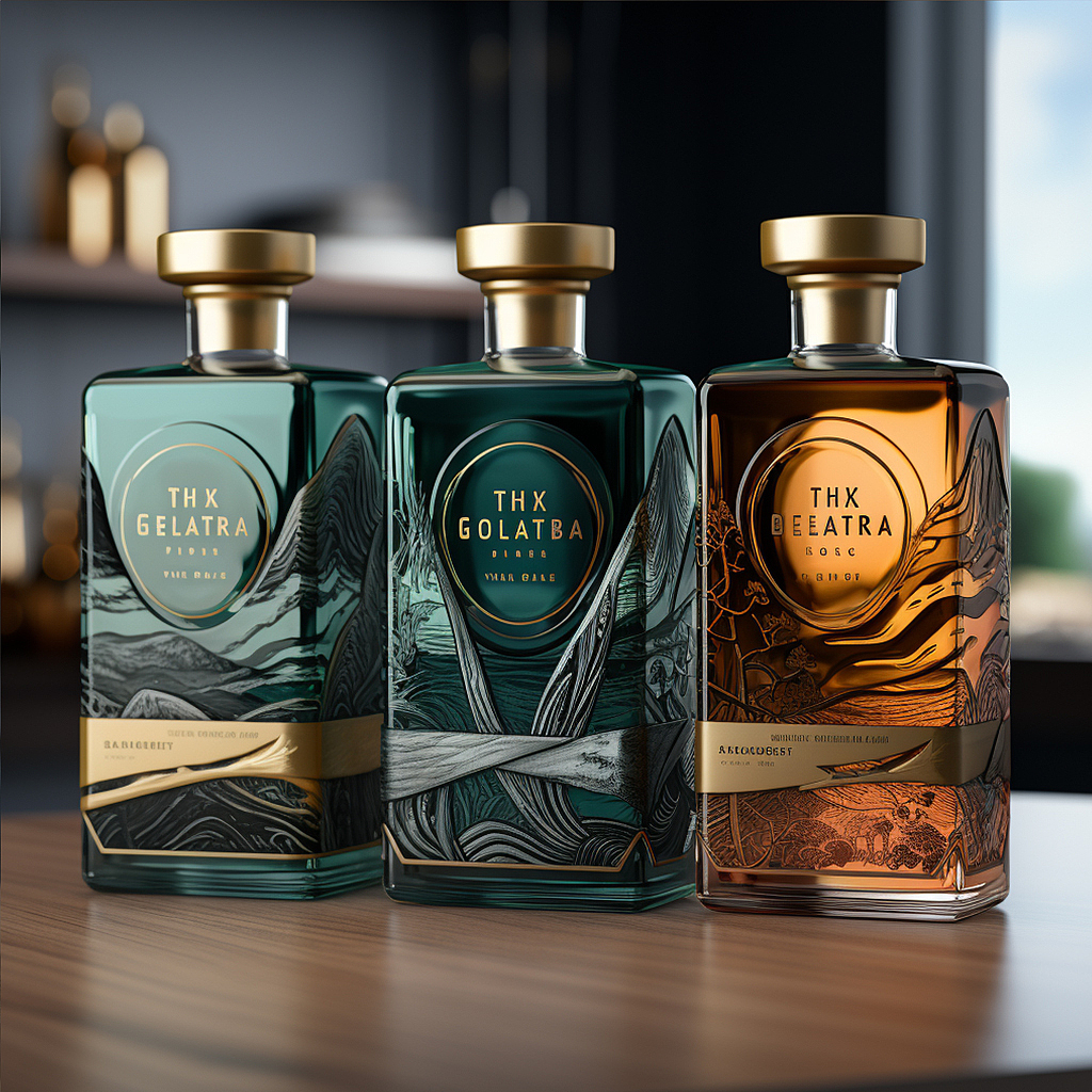 高端茶酒/鸡尾酒/威士忌包装设计（图ZMzYwNDcxOTky） - AI作品 - 站酷设计师七七的崽原创素材 - 站酷ZCOOL