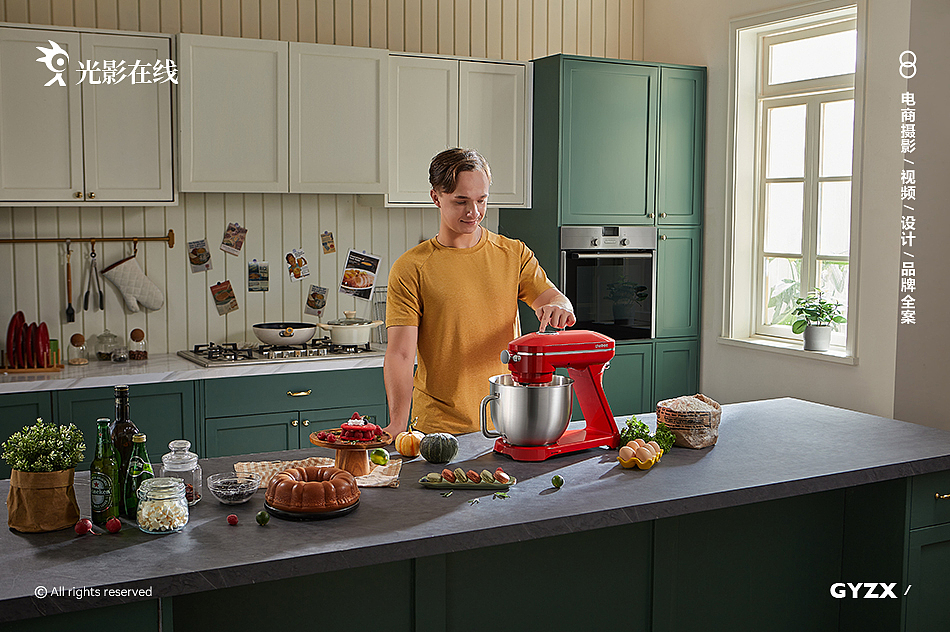 普森斯厨师机 | 多功能揉面机 | 产品摄影