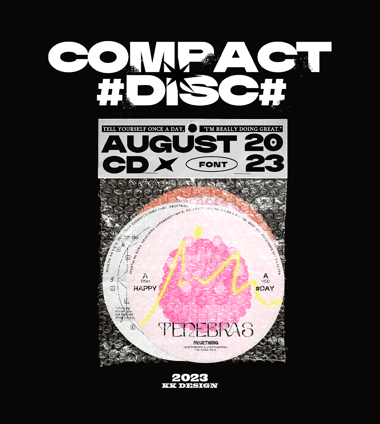 个人练习|CD版面设计