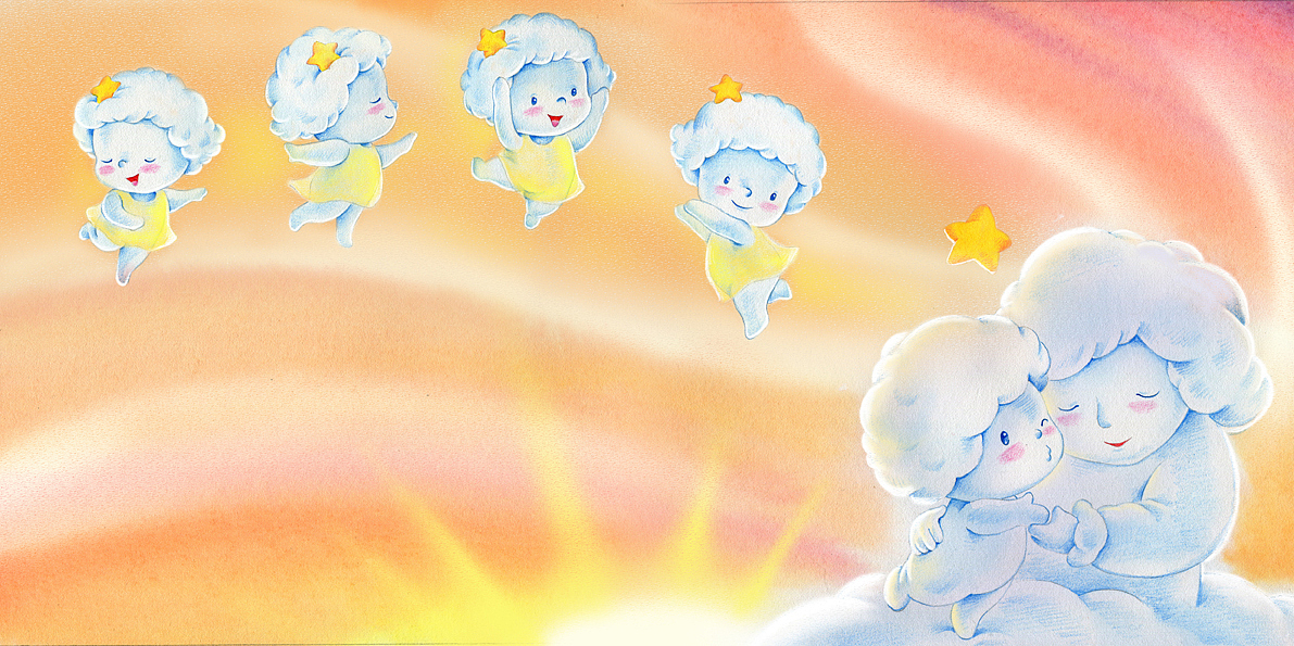 云宝宝儿童故事插图（图ZMzIxNTkwOTky） - 儿童插画 - 站酷设计师方心立原创素材 - 站酷ZCOOL