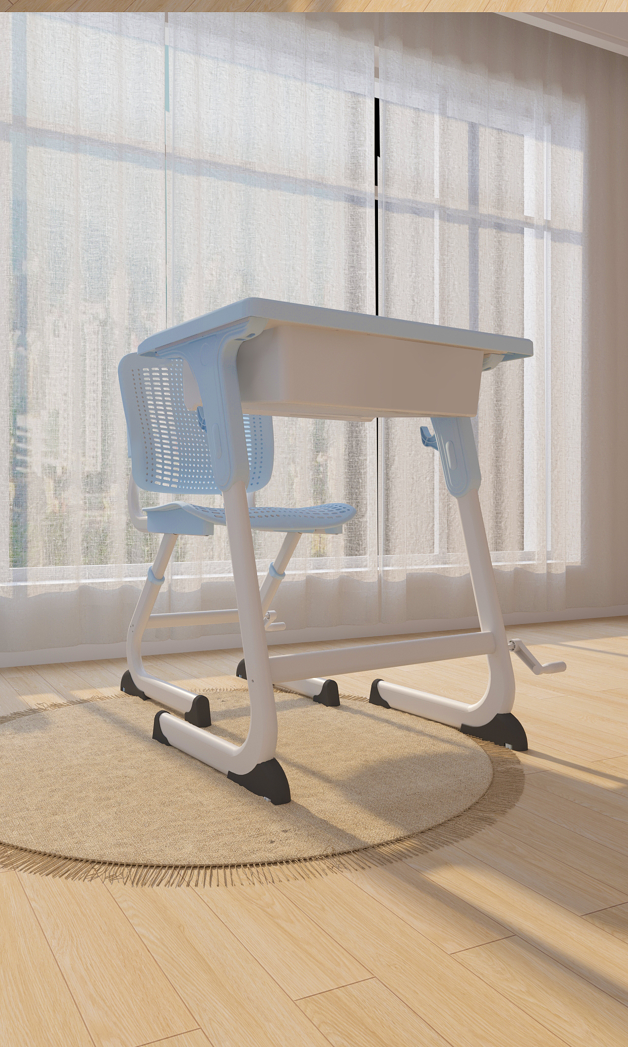 课桌椅详情建模（图ZMzA2MDE0MTgw） - 电商 - 站酷设计师爱吃草莓的小草原创素材 - 站酷ZCOOL