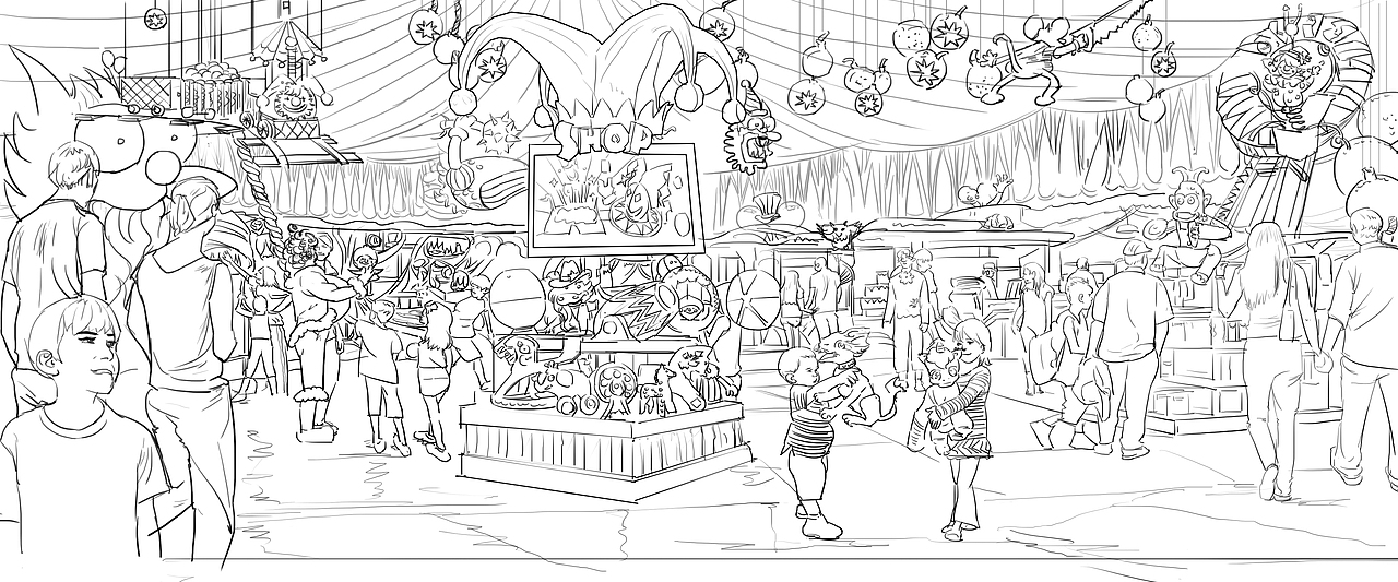 主题乐园（图ZMzExOTg2NjQw） - 绘画 - 站酷设计师于泰酉原创素材 - 站酷ZCOOL