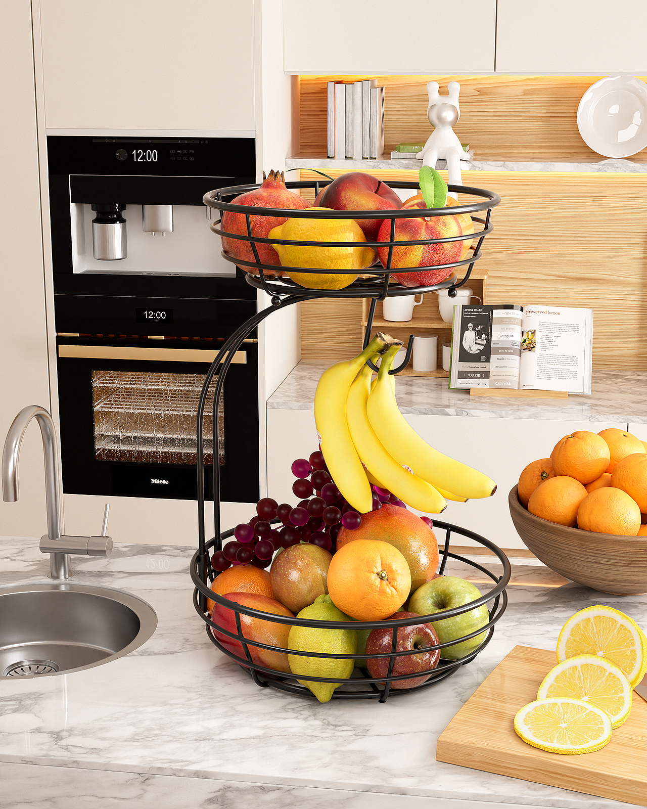 水果篮室内场景渲染