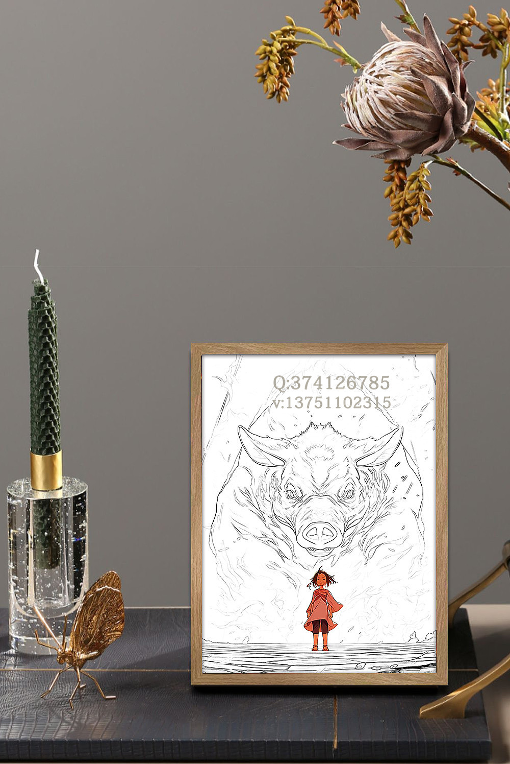 十二生肖灯光画素描客厅装饰画温馨阳光卧室床头氛围灯（图ZMzQ0NTI2OTk2） - 绘画 - 站酷设计师Z94719378原创素材 - 站酷ZCOOL