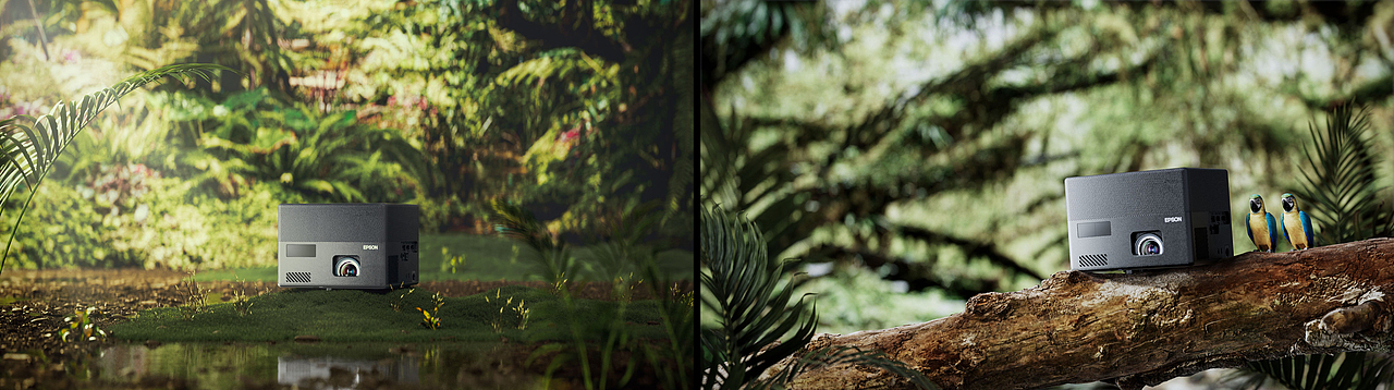 爱普生智能投影仪 | 视觉表现探索 | 场景渲染节选（图ZMzI1OTc2NjI4） - 产品 - 站酷设计师小明_视觉设计原创素材 - 站酷ZCOOL