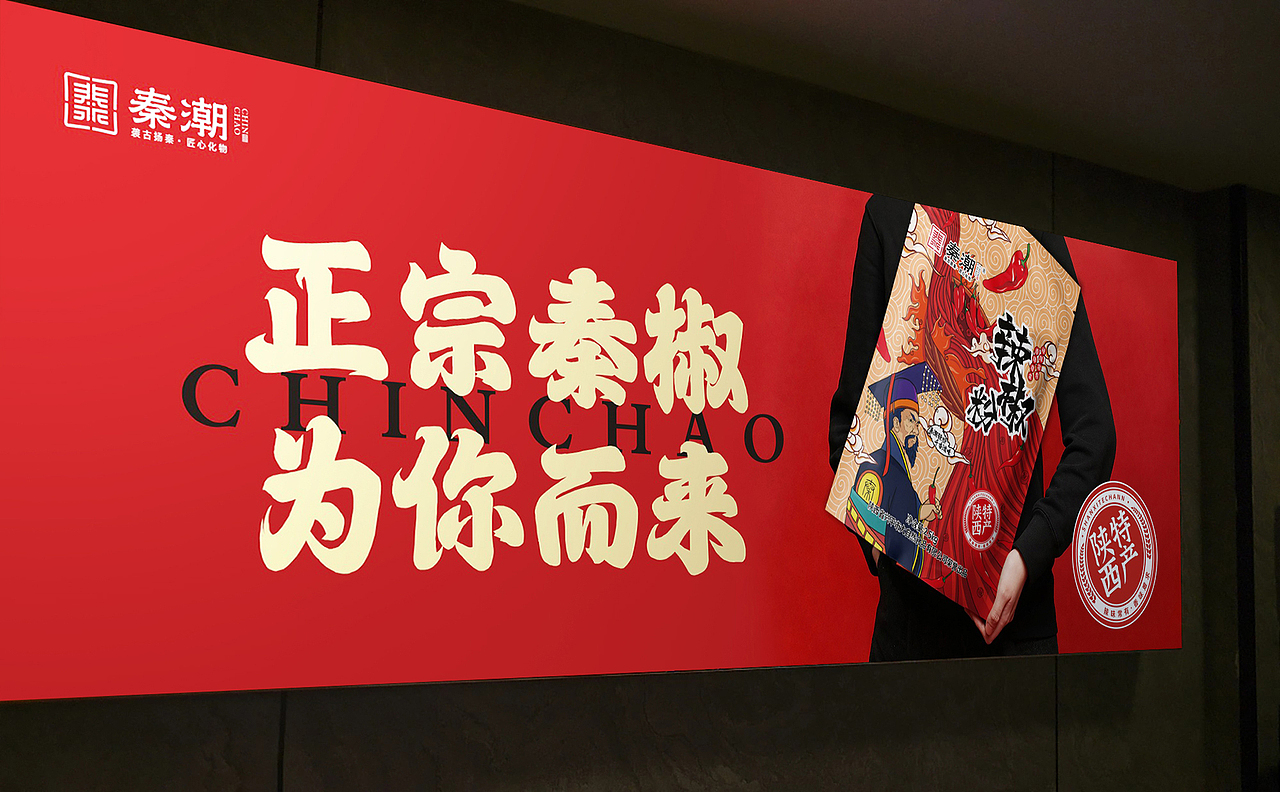 陕西秦潮调料包装设计