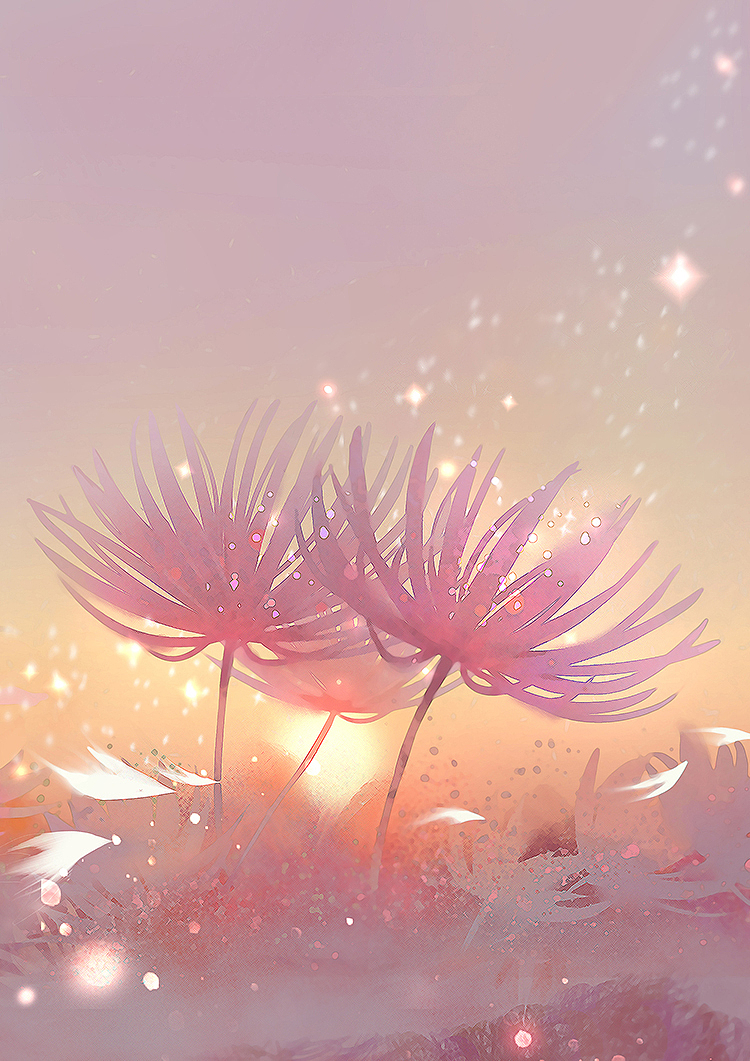 日落小花（图ZMzMzODQ3NjEy） - 创作习作 - 站酷设计师糖糖米拉原创素材 - 站酷ZCOOL