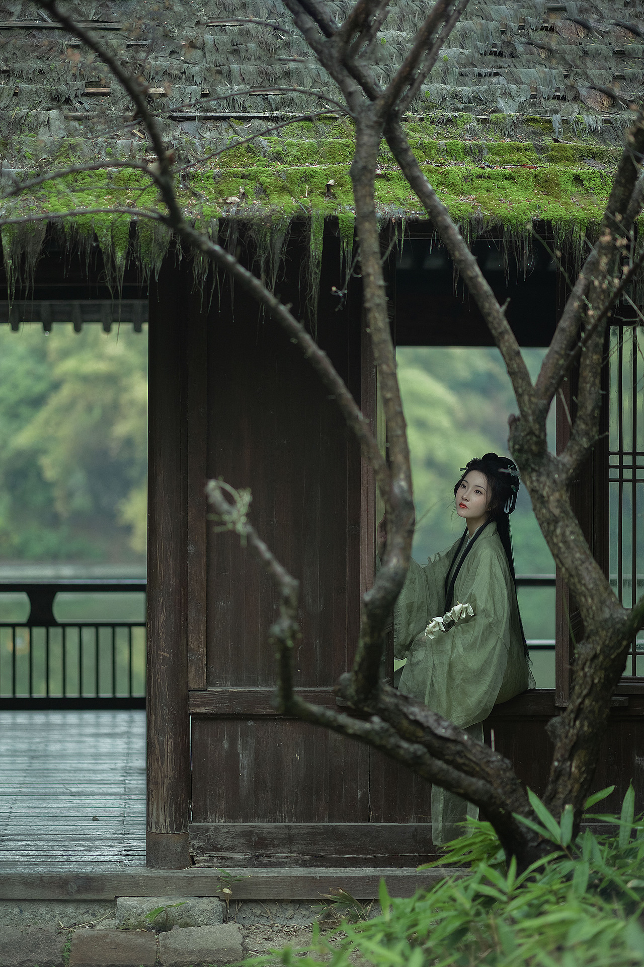 绿意晓声浓（图ZMzQyMTEyNzI0） - 人像摄影 - 站酷设计师若寒Rock原创素材 - 站酷ZCOOL