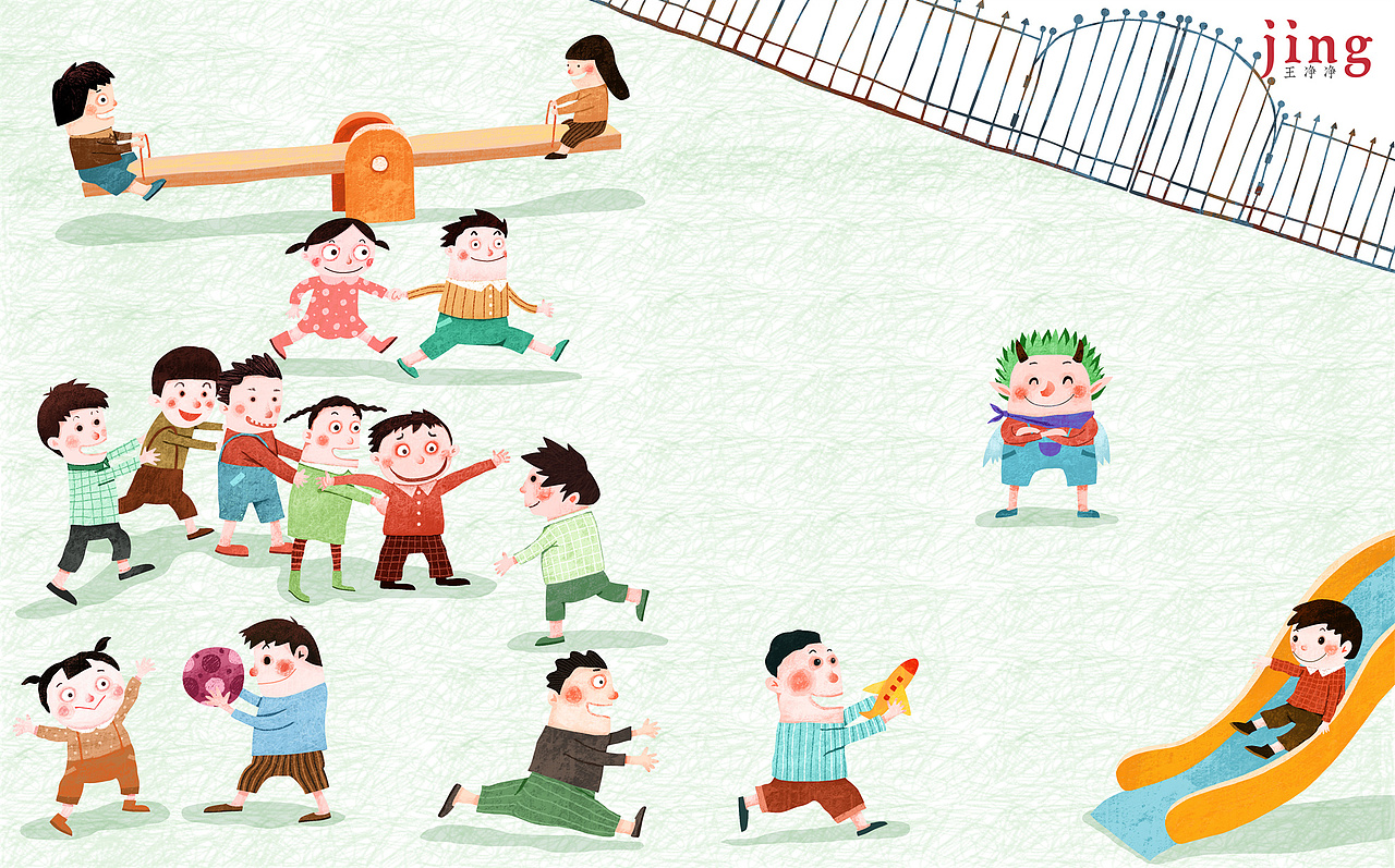 我还是凯凯 儿童绘本插画（图ZMzEwMTUzNjI4） - 绘本 - 站酷设计师画儿晴天原创素材 - 站酷ZCOOL