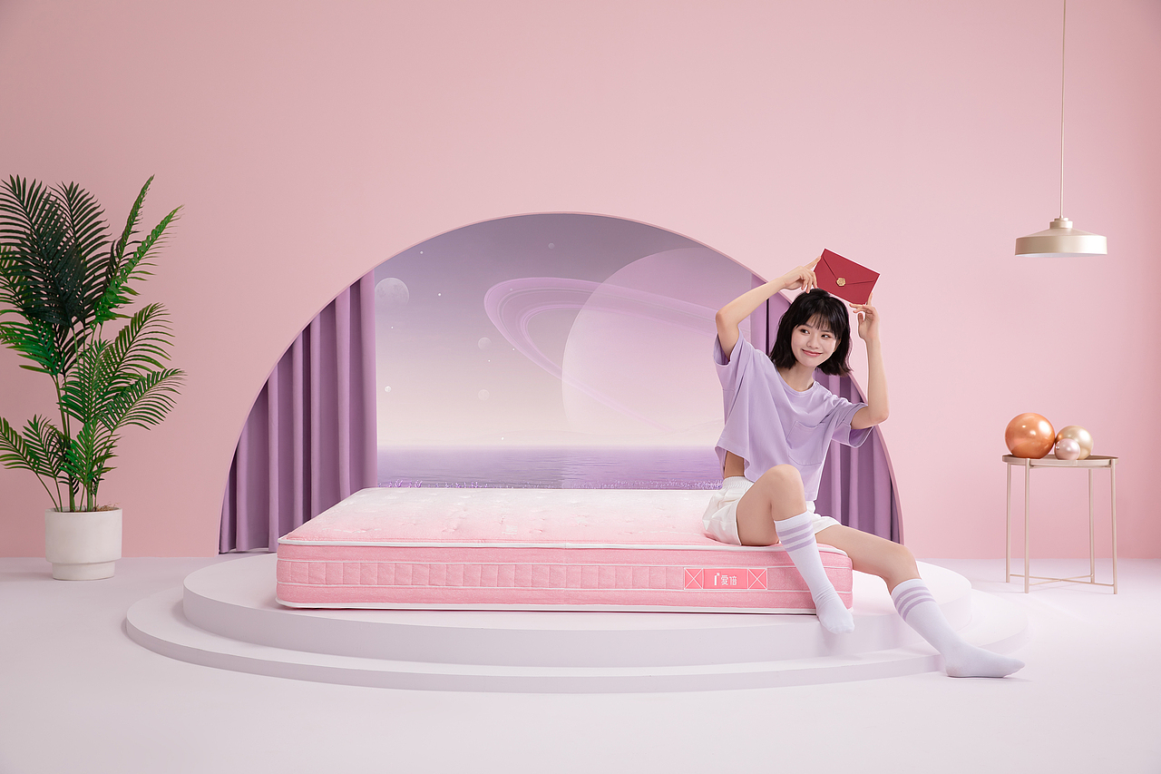 M.sky 喜臨門-愛倍床墊（七夕款）（圖ZMzI3ODgwMjI0） - 品牌 - 站酷設(shè)計(jì)師杭州天空之鏡原創(chuàng)素材 - 站酷ZCOOL