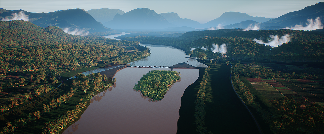 C4D+UE5 创作千年木兰陂