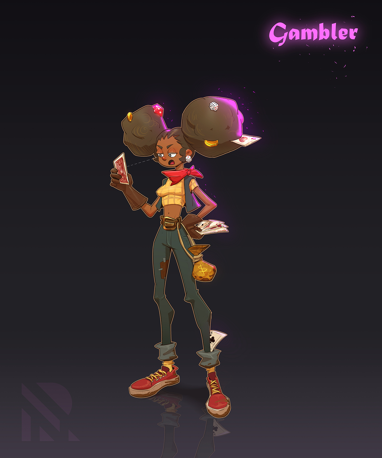 赌徒（图ZMzAyODY2Njky） - 游戏原画 - 站酷设计师badgalranran原创素材 - 站酷ZCOOL