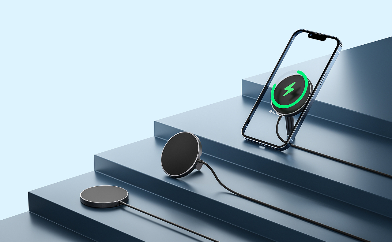 Tupe-C直角转接头、手机支架无线充