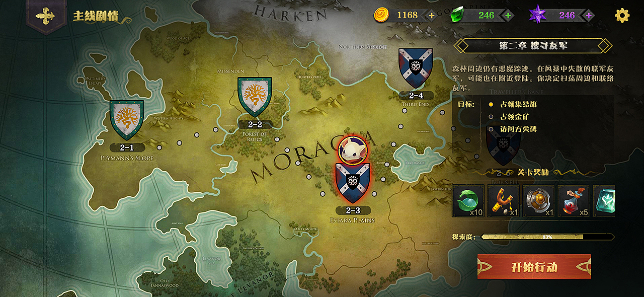 森林家族-Q版游戏UI-虚拟项目