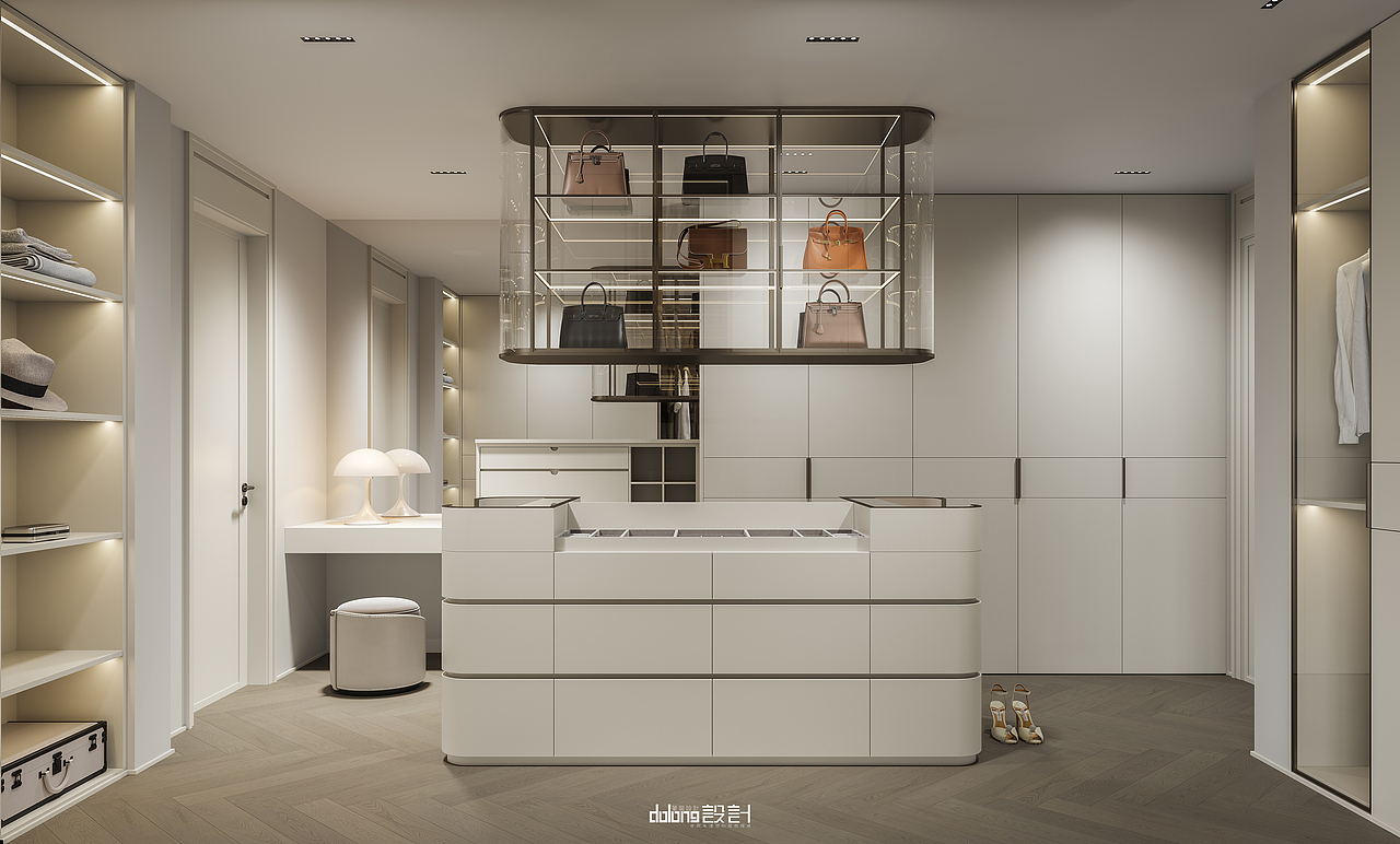 DoLong董龍设计 | 海玥万物330㎡·温润时光的极简之家（图ZMzQ0ODc1NzU2） - 家装设计 - 站酷设计师南京董龙设计原创素材 - 站酷ZCOOL